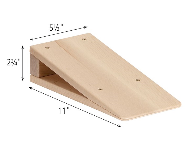 Dimensions of B423 Two Mini Hollow Block Ramps