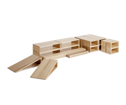 B551 Half Preschool Set Hollow Blocks