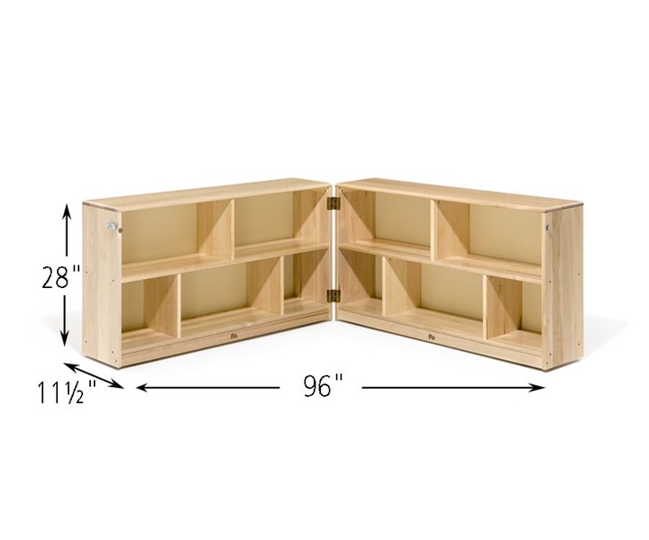 Dimensions of F242 Locking Low Storage Unit