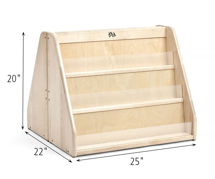 Dimensions of F380 Set of Two Toddler Book Displays