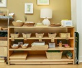 F443 Closed Back Shelf 4 x 28 Two Shelves