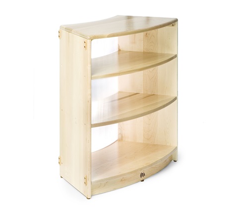 F626 Translucent Back Sweep Shelf 32