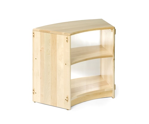 F628 Translucent Back Inside Sweep Shelf 24