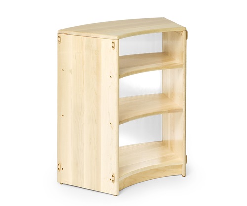 F629 Translucent Back Inside Sweep Shelf 32