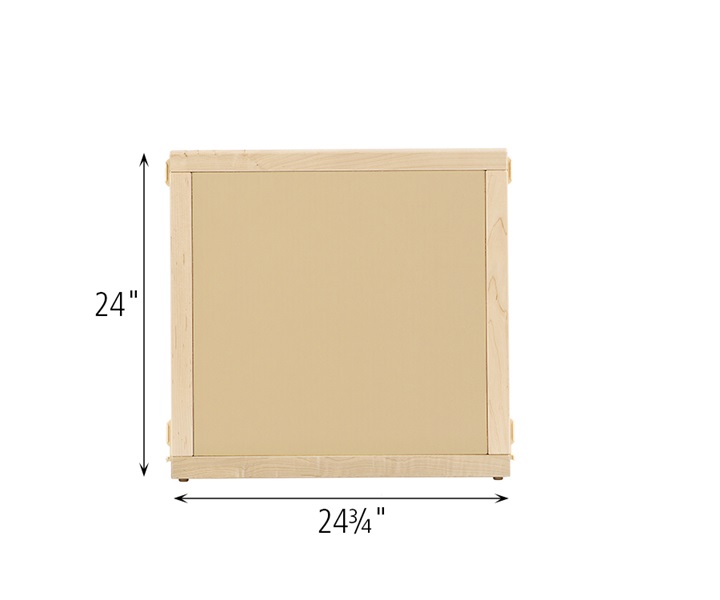 Dimensions of F711 Bulletin Panel 24 x 24