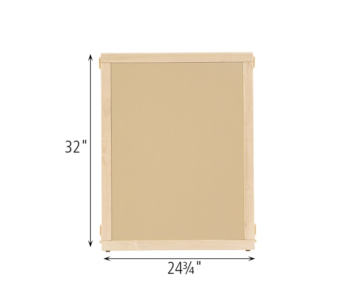 Dimensions of F714 Bulletin Panel 24 x 32