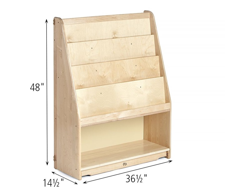 Dimensions of F776 Library Shelf