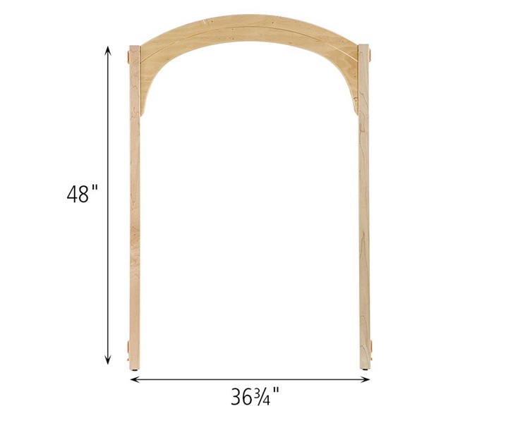 Dimensions of F833 Arch 36 x 48