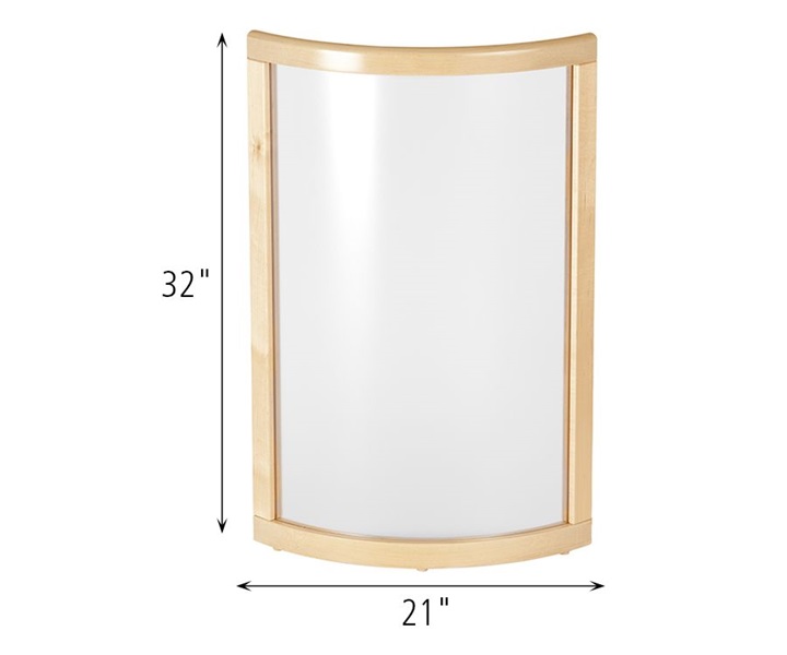 Dimensions of F905 Translucent Radius Panel 32