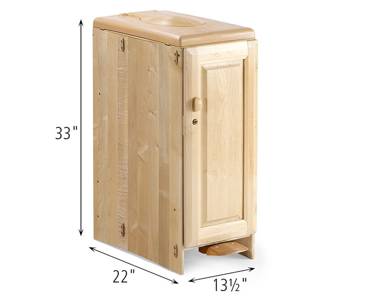 Dimensions of G236 Diaper Hamper