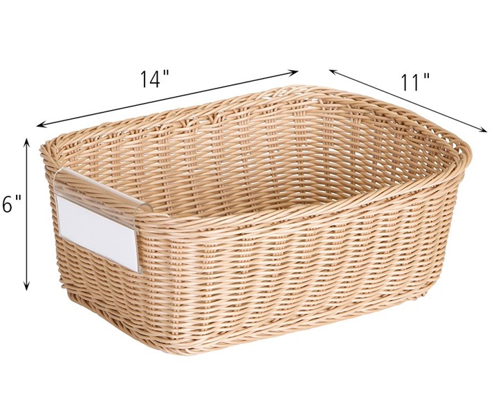 Dimensions of G483 Deep Basket