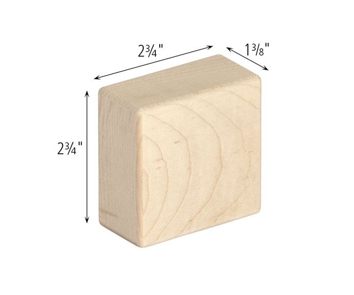 Dimensions of G502 Set of 8 Unit Block Half Units