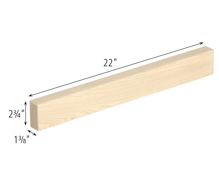 Dimensions of G504 Set of 4 Unit Block Quads