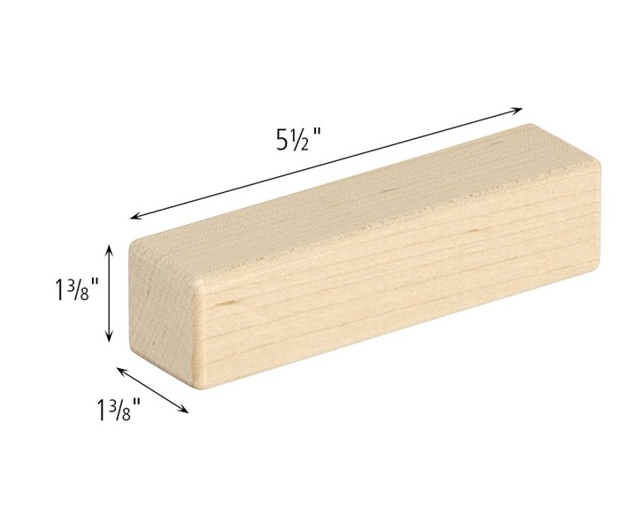 Dimensions of G508 Set of 8 Unit Block Pillars