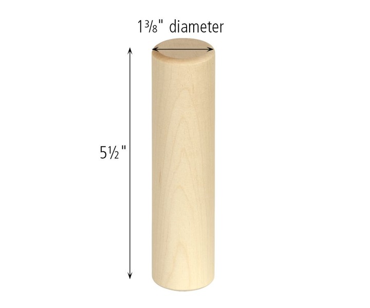 Dimensions of G512 Set of 8 Unit Block Small Cylinders