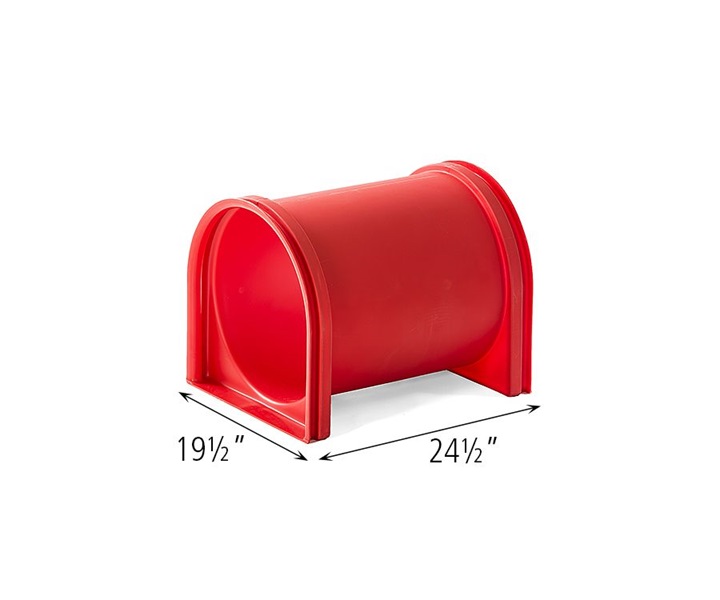 Dimensions of G752 Red Nursery Gym Tunnel