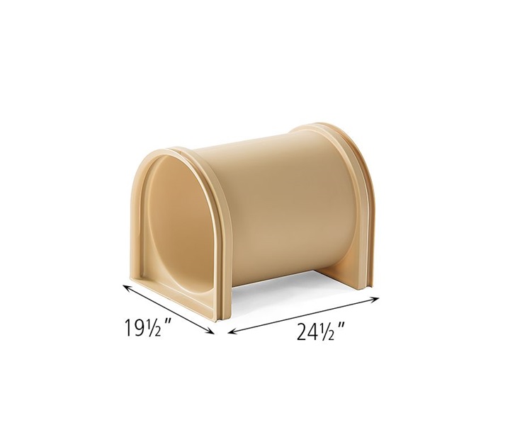 Dimensions of G753 Tan Nursery Gym Tunnel